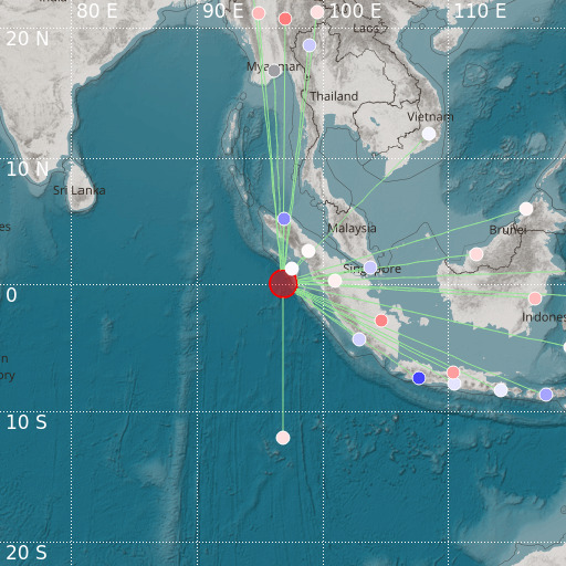 6.6-magnitude quake hits off Sumatra
