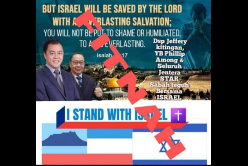 Sabah STAR denies online accusations of supporting Israel, lodges police reports