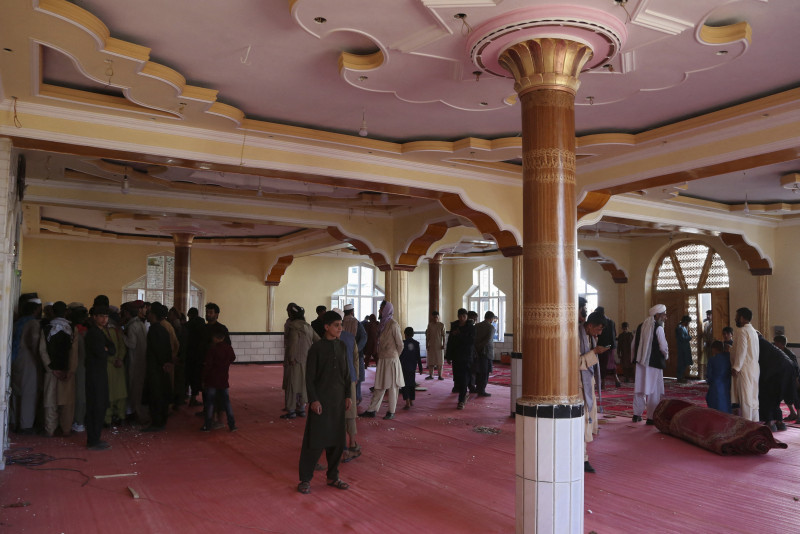 IS claims Afghan mosque blast that killed 12 worshippers