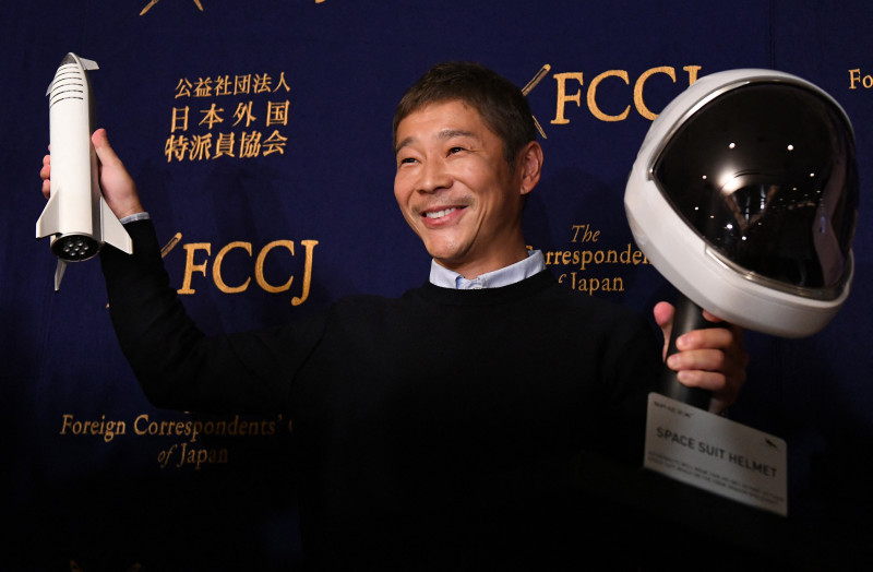 Russia to send billionaire Maezawa, film crew to ISS