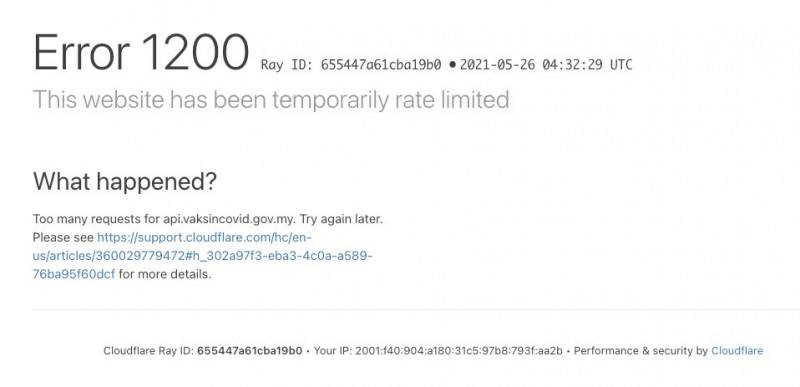 Poor Cloudflare set-up probable culprit for vaccine site failure: web developer 