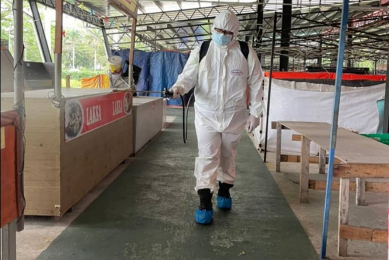 Miri central market shut again after trader found positive for Covid-19