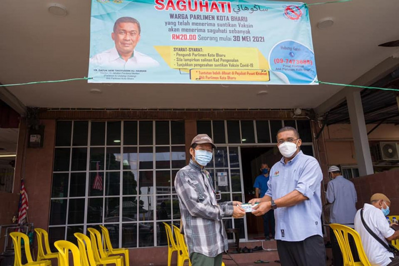 RM20 incentives motivate Kota Baru residents to get Covid-19 shot