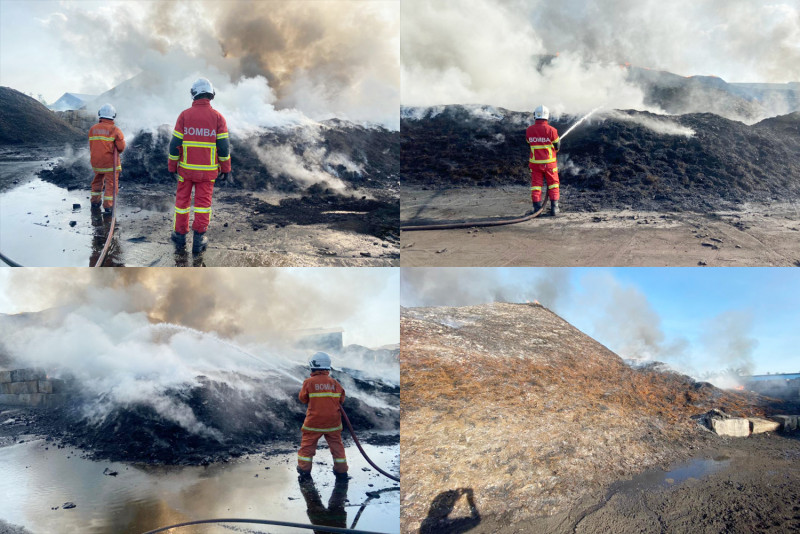 Tyre blaze: S’gor Fire Dept has Pulau Carey jetty situation under control