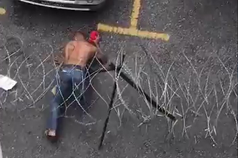 Cops hunt for 3 alleged drug addicts who crawled under barbwire to escape EMCO