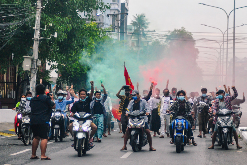 Myanmar protesters mark 1962 rallies against first junta