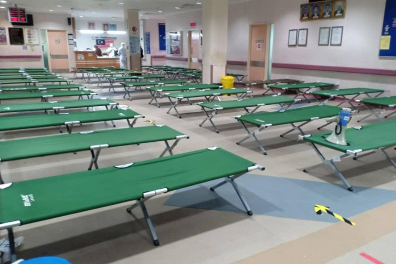 HTAR converts trainee doctors’ hostel, outpatient complex into temporary wards