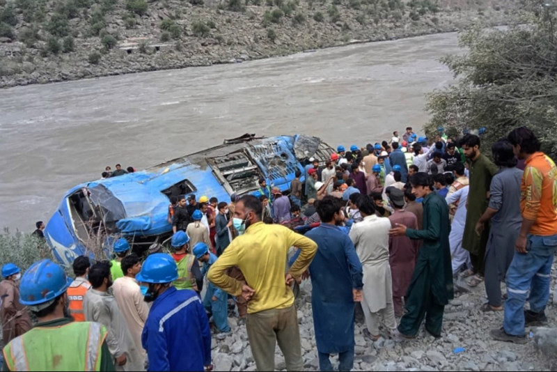 Bus blast that killed 12 in Pakistan ‘bombing’, claims China