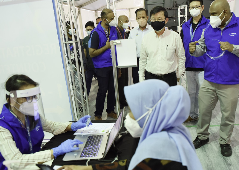 Industrial PPVs to extend Covid-19 jab services to SMEs, community: Penang CM
