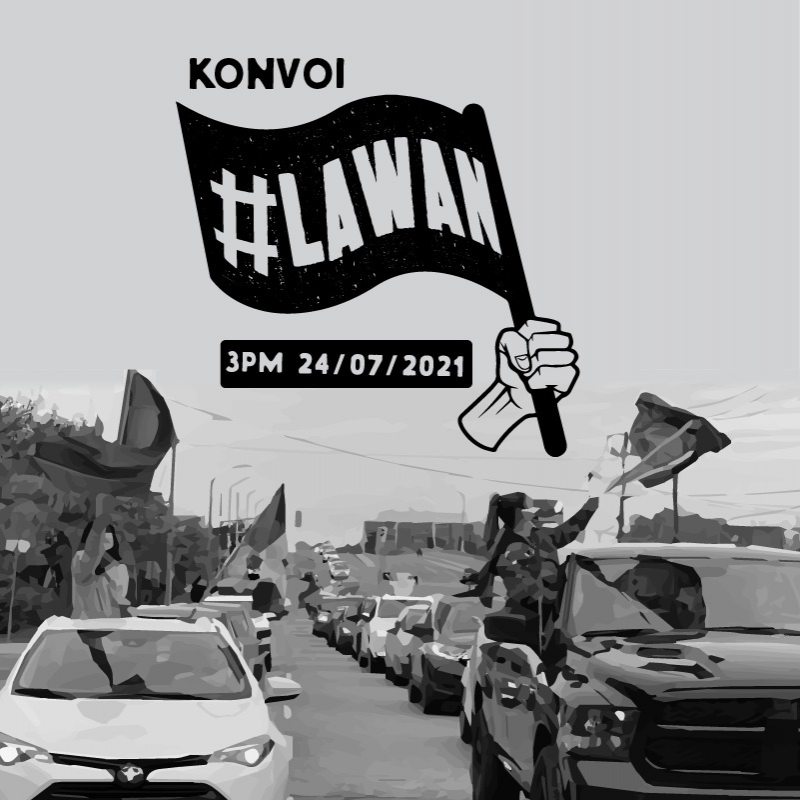 Youth activists to hold vehicle convoy black flag protest tomorrow