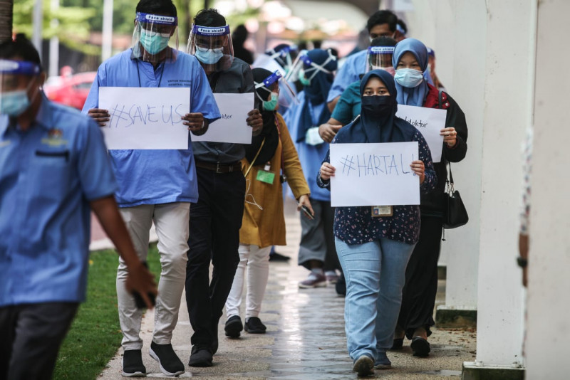 HTAR contract doctors face disciplinary action for partaking in ‘hartal’ walkout