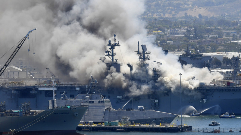 US sailor accused of starting 2020 California navy ship fire
