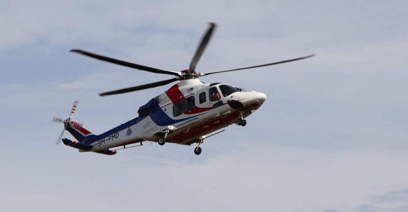 Cops say chopper only flew by S’pore airspace on official duty  