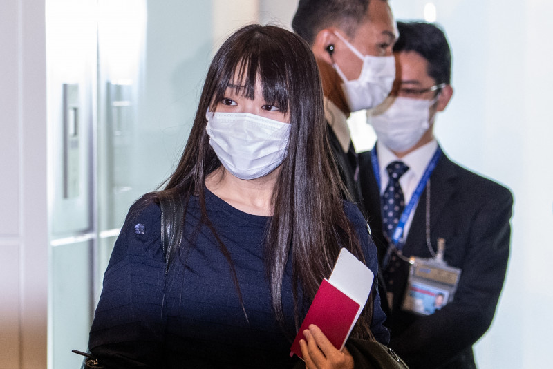 Japan’s former princess Mako moves to New York with husband
