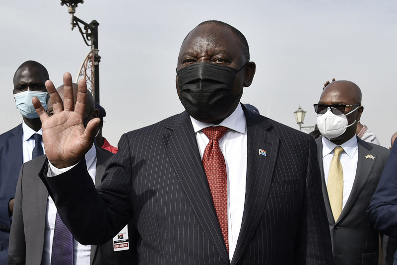 South African President Cyril Ramaphosa tests positive for Covid-19 