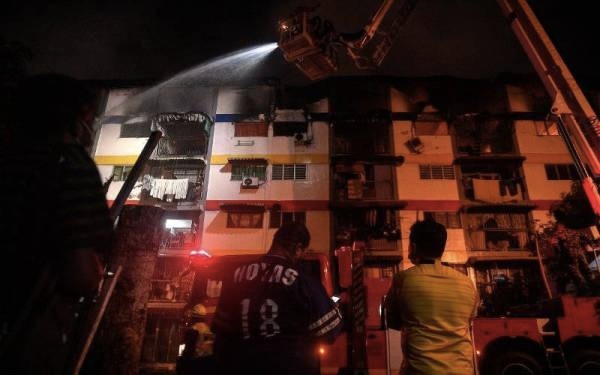 Sri Johor flats blaze: RM40,000 in savings go up in smoke