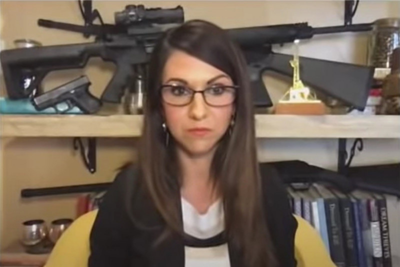 US congressman’s ‘gun shrine’ Zoom background draws fire