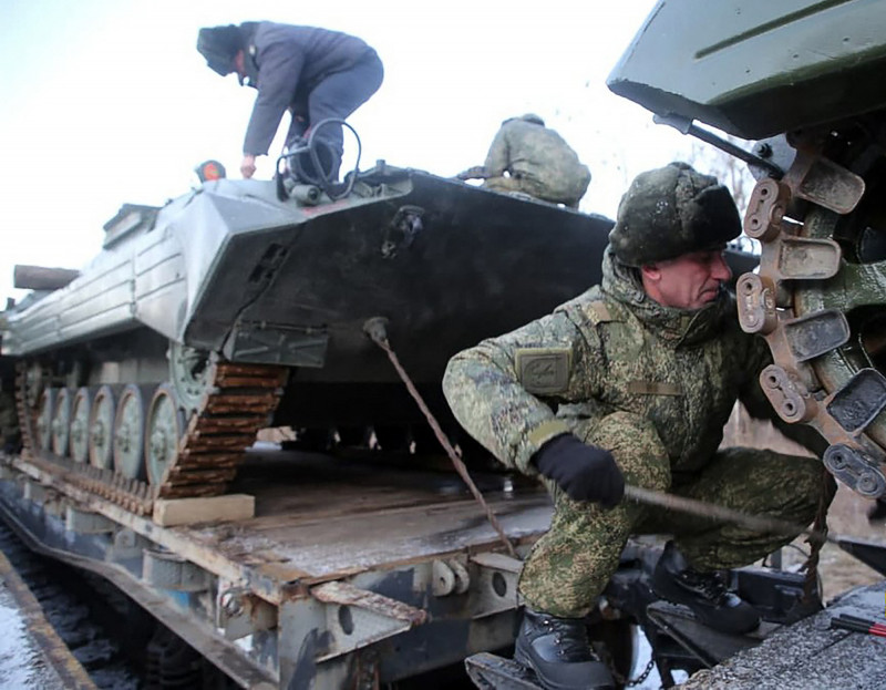 Russian military starts Belarus drills as Ukraine talks stall