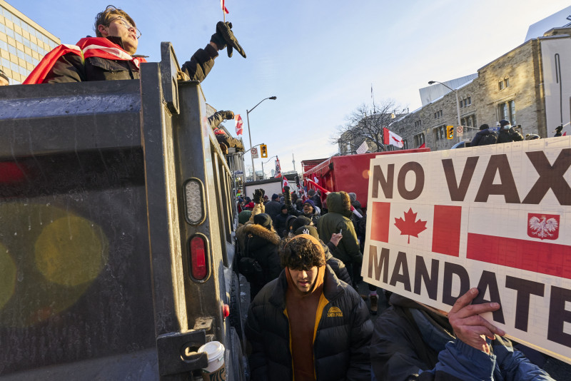 Ottawa mayor declares emergency over ‘out of control’ truckers’ Covid-19 protest