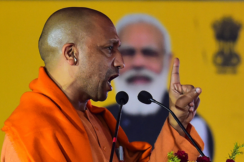 Hardline Hindu monk seeks re-election in key Indian state