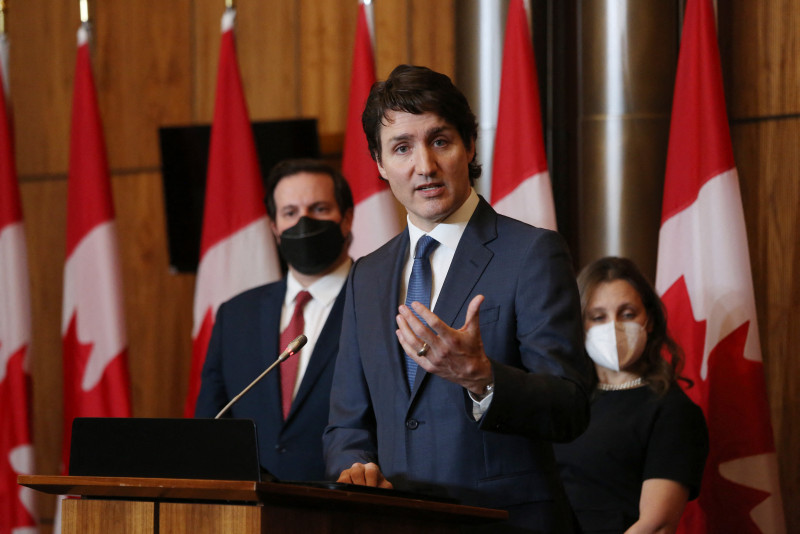 Canada’s PM Trudeau announces split with wife