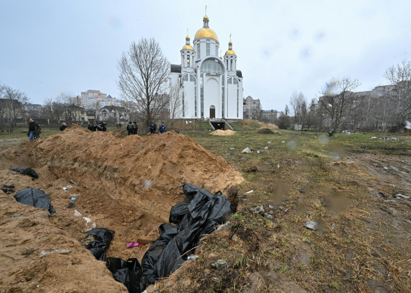 Bodies litter Ukraine town’s street of death