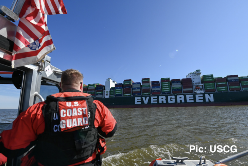 Ship from same firm that blocked Suez Canal runs aground in US