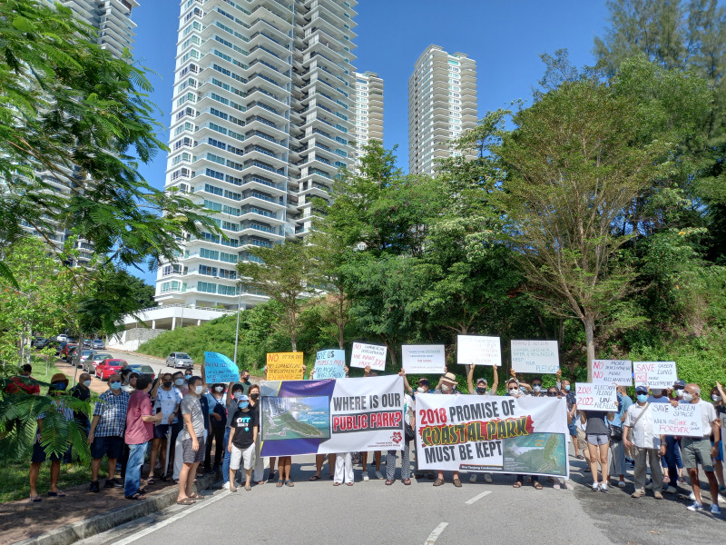 Where’s our coastal park? Tg Bungah residents demand Penang govt fulfils 2018 promise