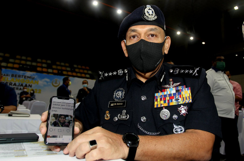 Missing female student found safe in Johor