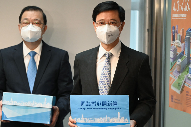 Hong Kong leadership candidate says one-horse race ‘not easy’