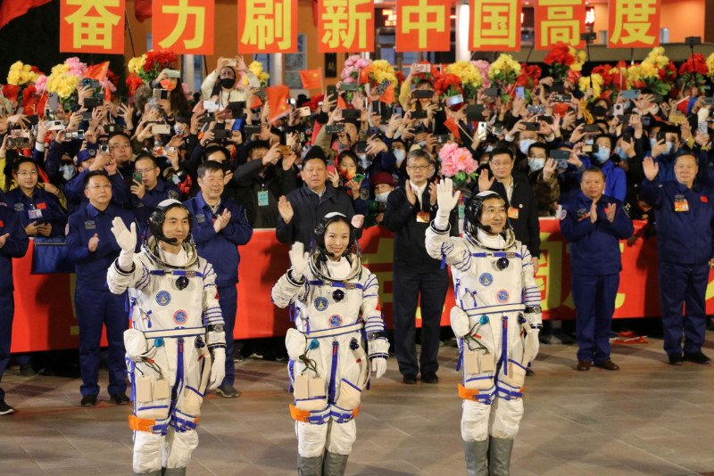 Three Chinese astronauts return to Earth after six months in orbit