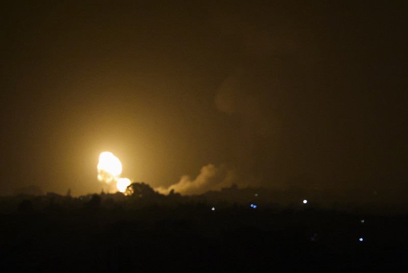 Israel says jets hit Hamas military site after rocket fire