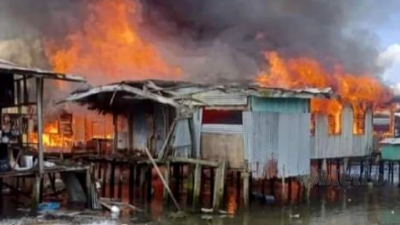Lahad Datu fire kills 2-year-old girl, razes 11 houses