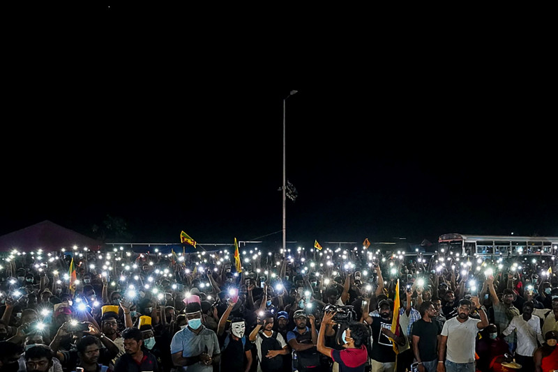 Sri Lanka town under curfew following killing of protester