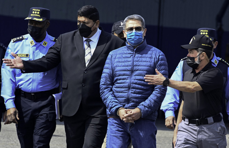 Honduras ex-president extradited to US for drug trafficking trial