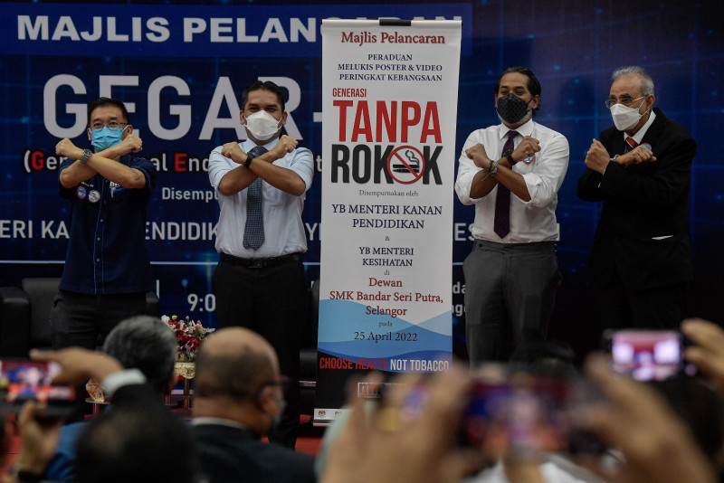 Youth smoking ban bill in final stages of review by AGC: Khairy
