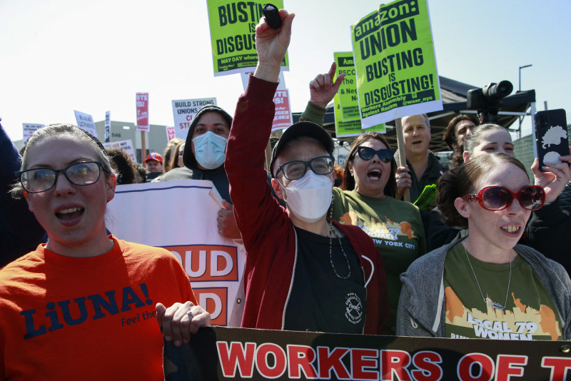 US labour board upholds landmark Amazon union vote