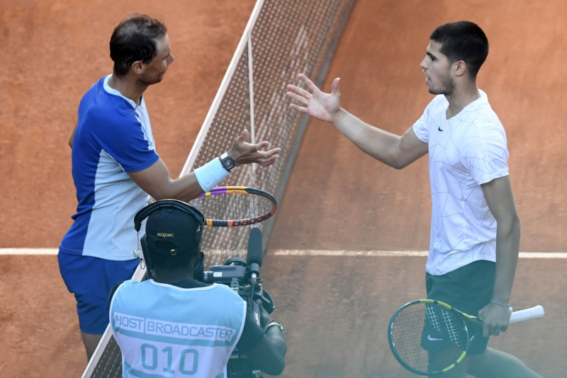 Alcaraz downs Nadal in Madrid to book Djokovic clash