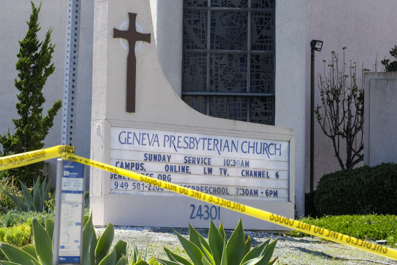 One dead, four critically injured in California church shooting