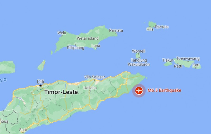 Earthquake hits eastern Indonesia, no tsunami warnings
