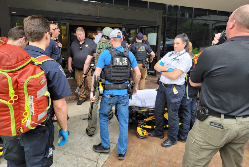Gunman kills three at Tulsa hospital in new US mass shooting: police