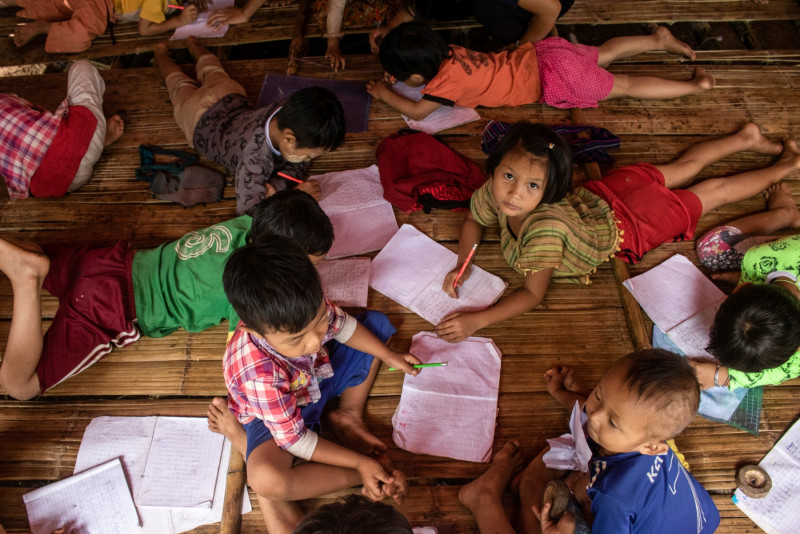 Junta opens schools, Myanmar classrooms become battleground