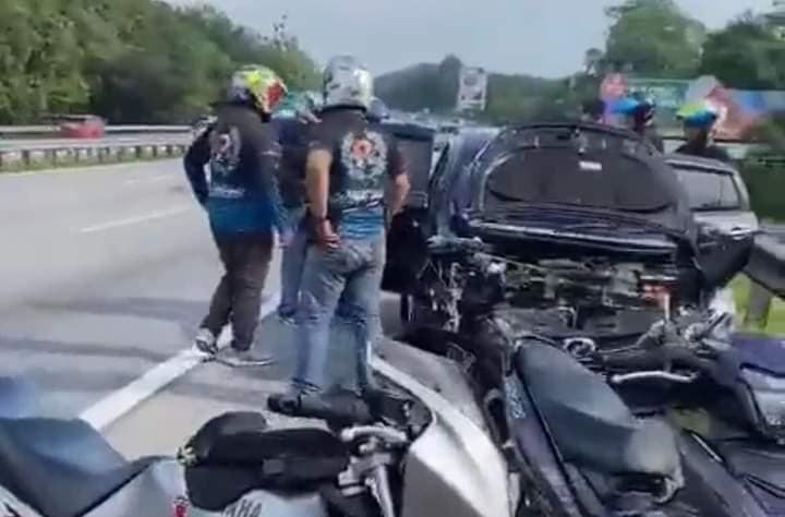 Cops nab man for causing five-car pile-up on North-South Expressway