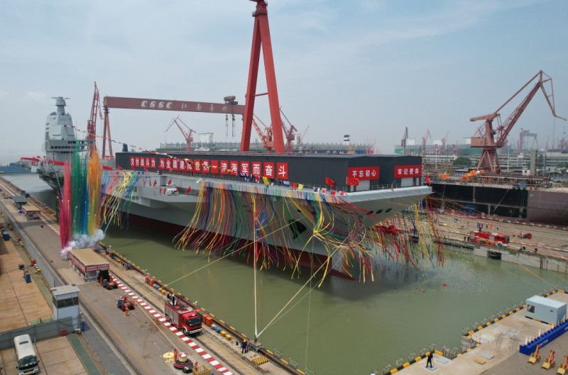China launches third aircraft carrier: state media