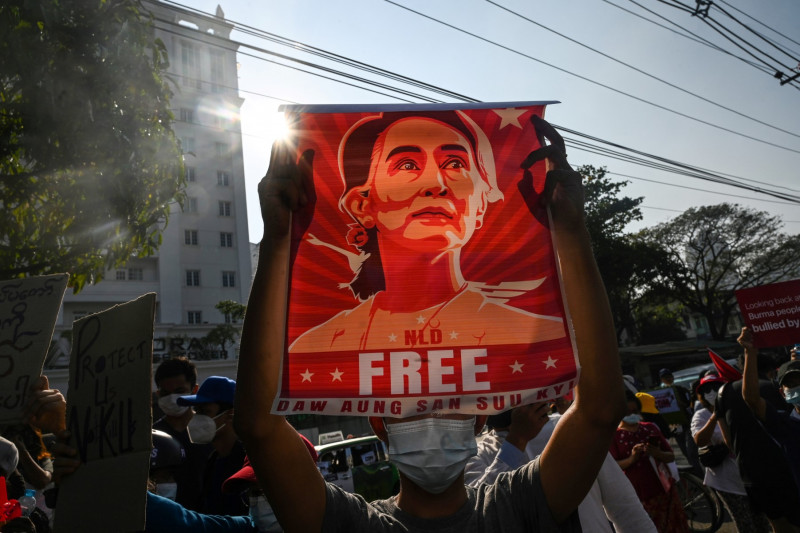 Myanmar’s Suu Kyi moved to solitary confinement in prison