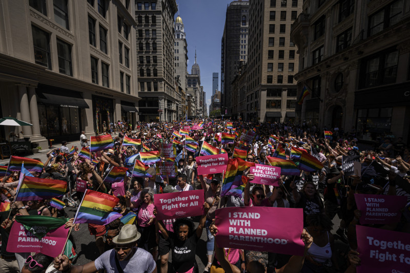 Stampede at New York Pride parade after fireworks mistaken for gunfire