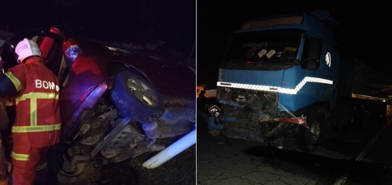Three killed after car collides head-on with trailer in Serendah