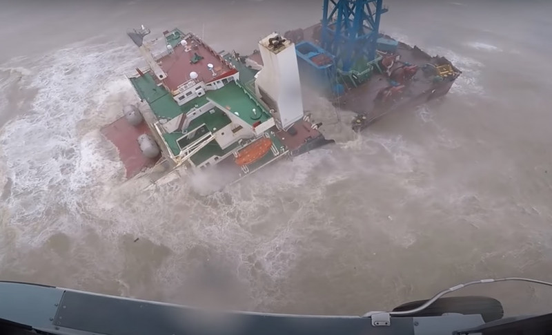 Dozens missing in shipwreck during South China Sea typhoon