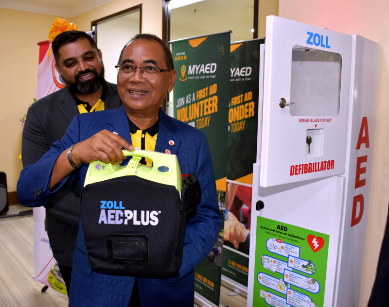 Melaka to see 2,000 auto defibrillators placed at popular sites
