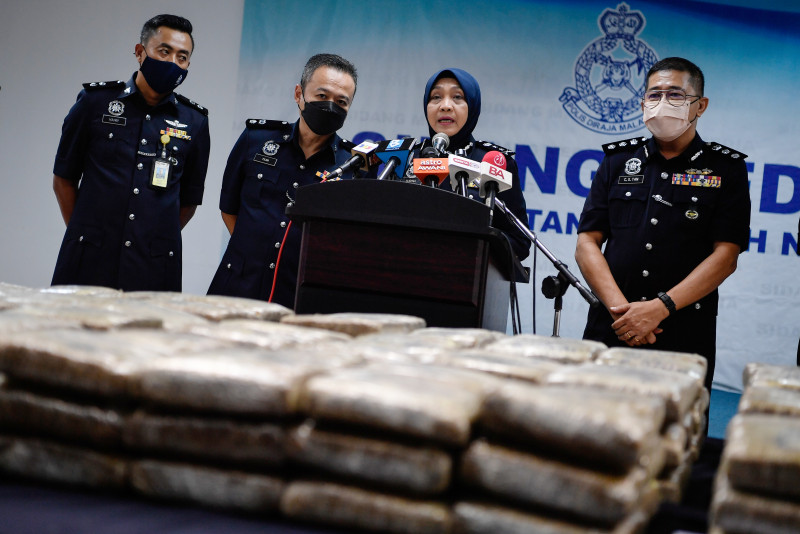 Police seize ganja worth RM750,000 in Bukit Mertajam raid